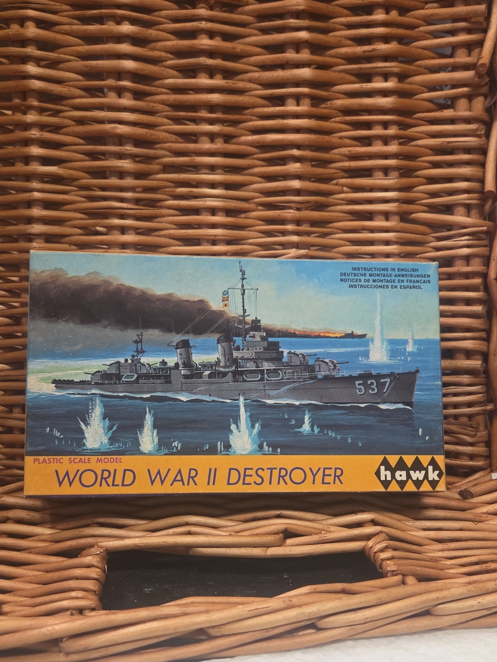 Vintage 1967 Hawk World War II Destroyer #12